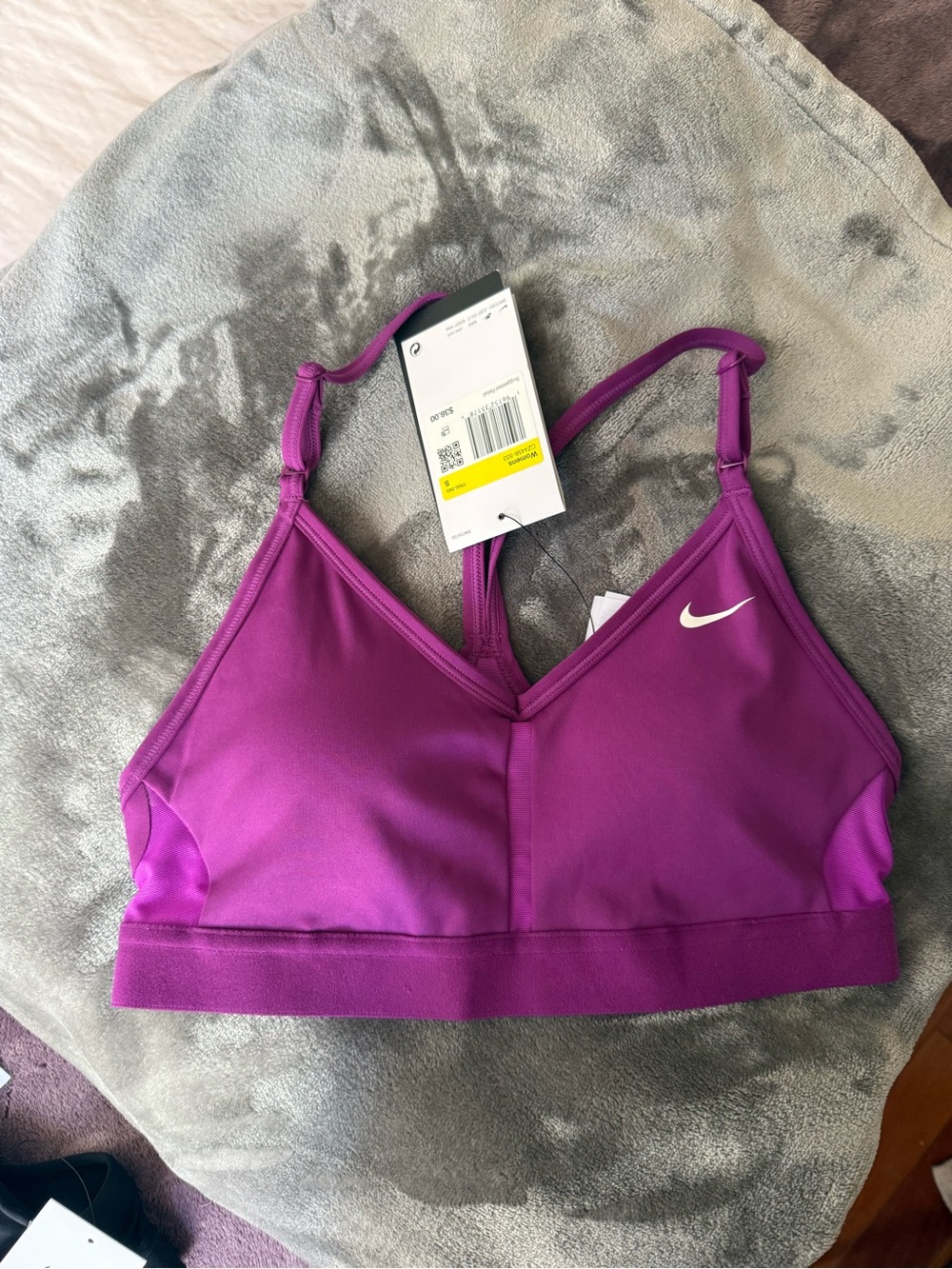 Nike Women's Indy Purple Sports Bra - Medium Support